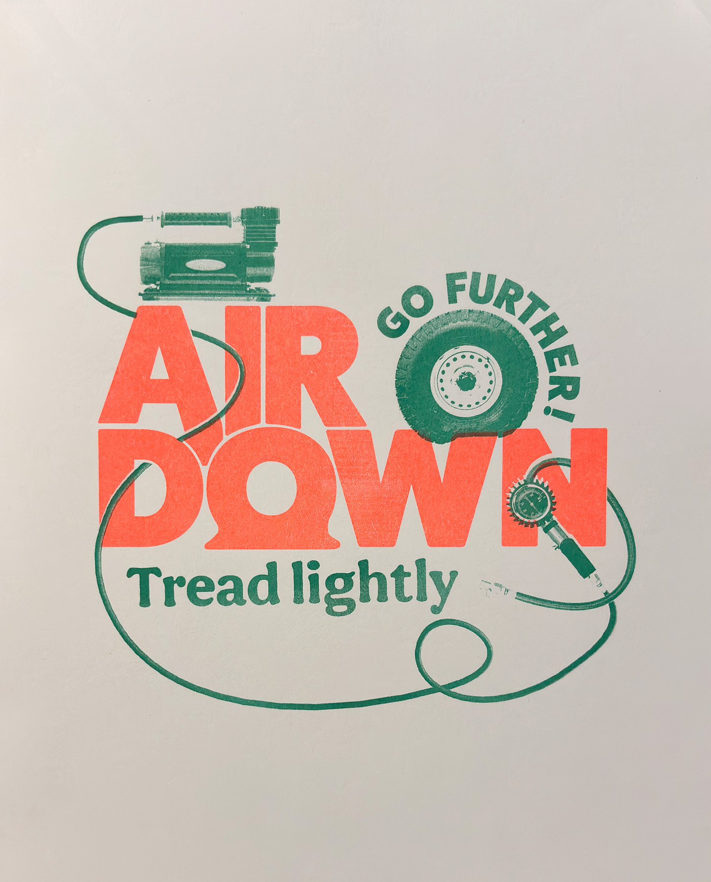 Go Further, Airdown RISO print